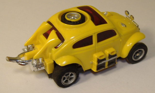baja volkswagen. AFX Baja VW slot car, yellow.