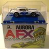 AFX Camaro Z-28 slot car with early style cardboard box.