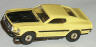 Aurora slotcar TJet Mustang Mach 1 in yellow.